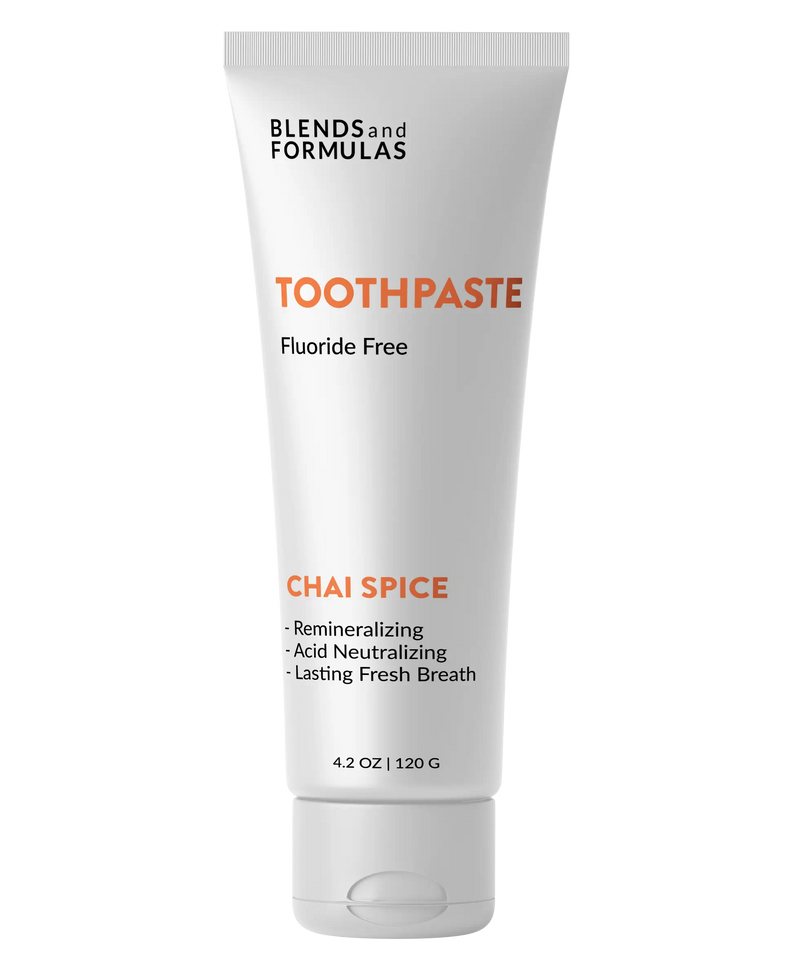 Chai Cinnamon Alkalizing Remineralizing Natural Toothpaste Fluoride Free Hydroxyapatite Bioglass