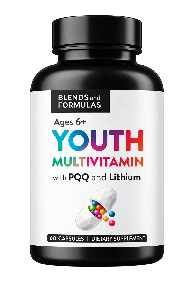 Youth Multivitamin with PQQ and Lithium (Ages 6+)