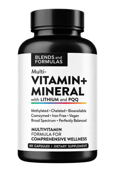 Adult Multivitamin with lithium and PQQ, 60 capsules